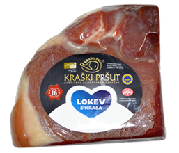 Kraški pršut 1/4 16 mesecev 1,4kg