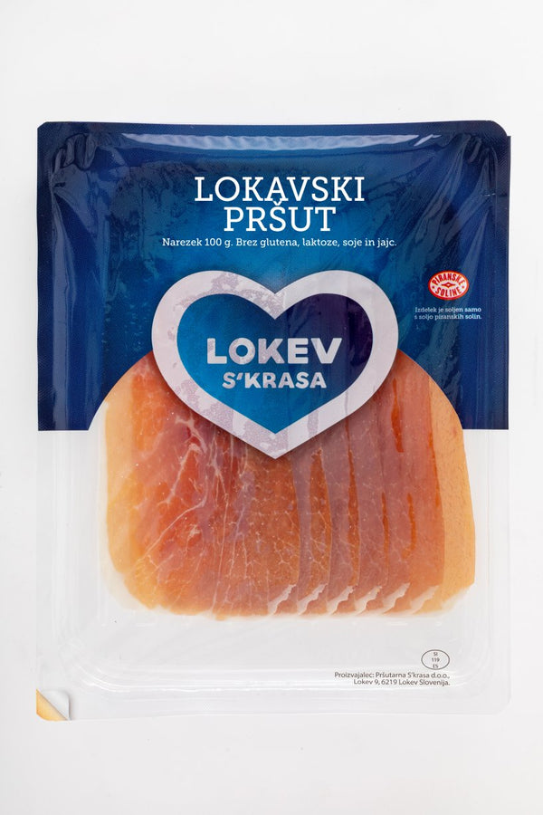 Lokavski pršut narezek 100g