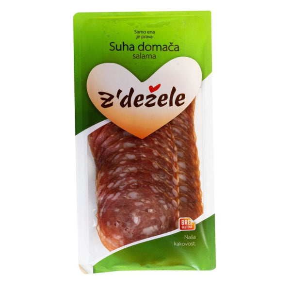 Suha domača salama narezek Z'dežele 100 g